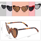 SOJOS Heart Shaped Sunglasses Clout Goggle Vintage Cat Eye Mod Style Retro Glasses Kurt Cobain