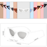 SOJOS Retro Vintage Narrow Cat Eye Sunglasses for women Clout Goggles Plactic Frame Cardi B