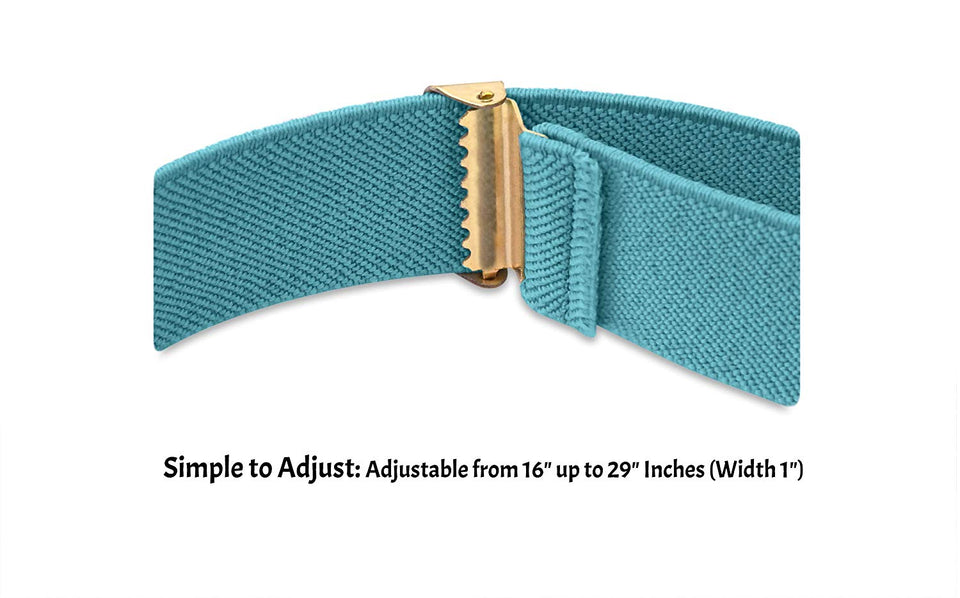 HOLD’EM Kids Toddler Clasp Gold Buckle Belt–Elastic Adjustable Stretch Boys Belt