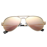 Pro Acme Small Polarized Aviator Sunglasses for Kids and Youth Age 5-18