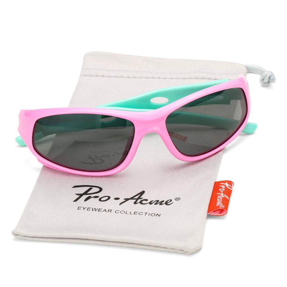 Pro Acme TR90 Unbreakable Polarized Sports Sunglasses for Kids Boys and Girls