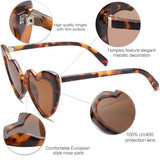 SOJOS Heart Shaped Sunglasses Clout Goggle Vintage Cat Eye Mod Style Retro Glasses Kurt Cobain